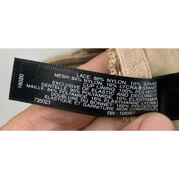 Natori Lace Front Closure Full Coverage Bra 32D - Picture 7 of 7